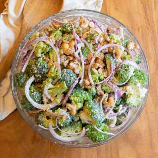Raw Broccoli Salad