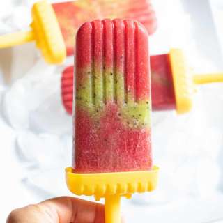 Strawberry Kiwi Popsicles