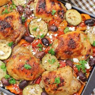 Greek Chicken Sheet Pan Dinner