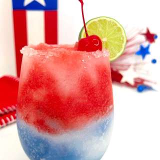 Red, White and Blue Frozen Margaritas