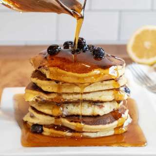 Blueberry Lemon Ricotta Pancakes