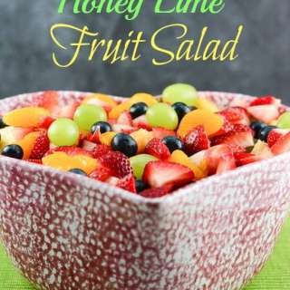 Summer Fresh Honey Lime Fruit Salad