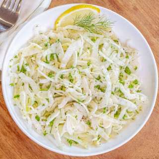 Simple Shave Fennel Salad