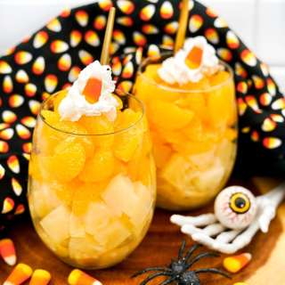 Healthy Halloween Fruit Parfaits