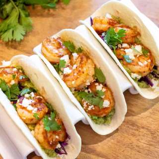 15 Minute Shrimp Poblano Tacos