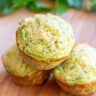 Savory Cheddar Zucchini Muffins