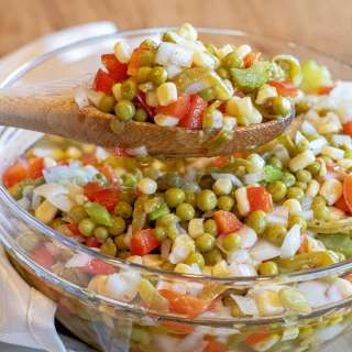 Overnight Vegetable Salad