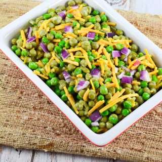 Grandma Lois' Sweet Green Pea Salad