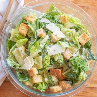 Classic Caesar Salad From Scratch