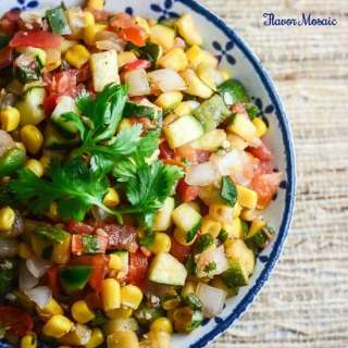 Corn and Zucchini Salsa