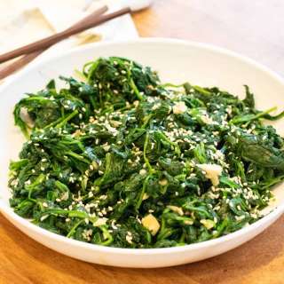 Korean Spinach Salad