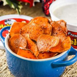 Homemade Baked Sweet Potato Chips Recipe