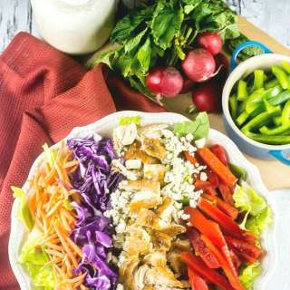 Blackened Chicken Salad with a Cajun Creole Dressing