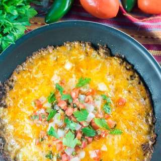 Cheesy Beef Enchilada Dip