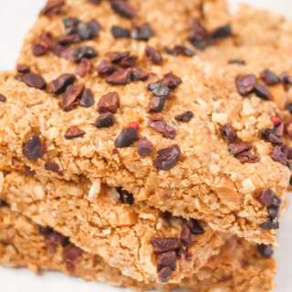 Healthy Peanut Butter Granola Bars
