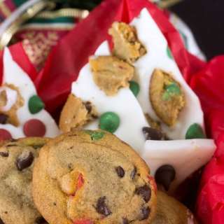 Holiday Chocolate Chip Cookie Bark
