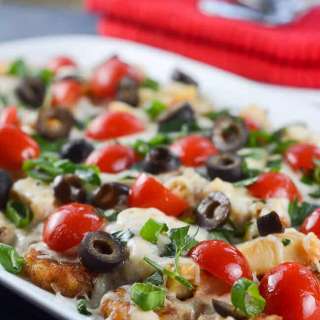 Chicken Alfredo Italian Totchos