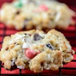 Loaded Christmas Cowboy Cookies