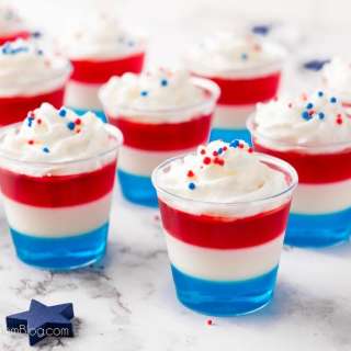 4th of July Jello Shots