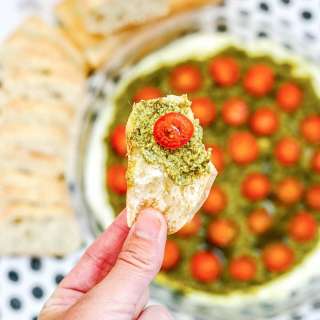 Hot Caprese Dip (10 Minute Appetizer)