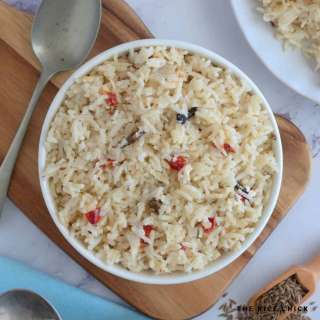 Ghee Rice with Coconut Milk