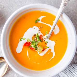 Instant Pot Butternut Squash Bell Pepper Soup Recipe