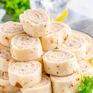 Ham Salad Tortilla Pinwheels Recipe
