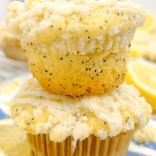 Glazed Lemon Poppy Seed Muffins