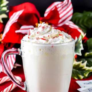 Peppermint White Hot Chocolate