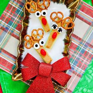 Rudolph Celery Snacks for Kids