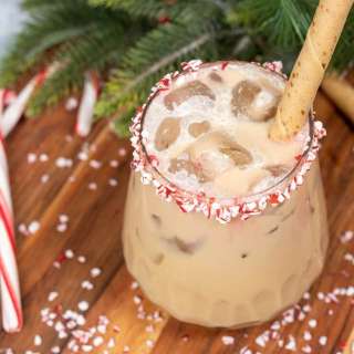 "Tipsy Elf" Peppermint Mocha Cocktail