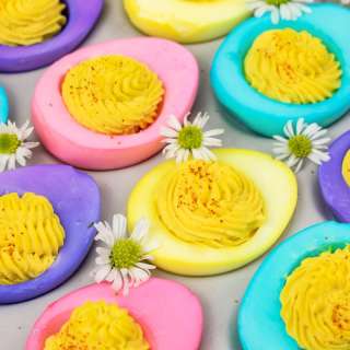 Easter Deviled Eggs