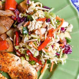 Ramen Noodle Salad Recipe (with Broccoli Slaw)