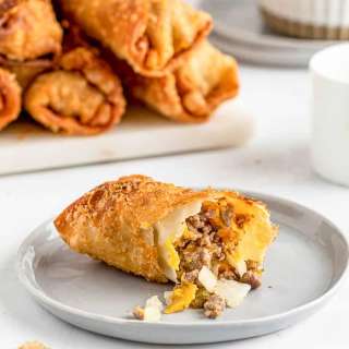 Cheeseburger Egg Rolls Recipe