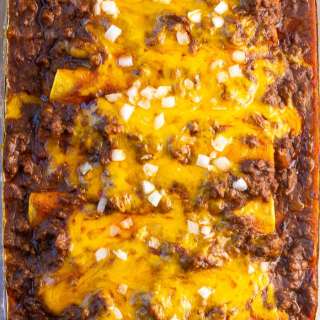 Tex Mex Enchiladas with Chili Gravy Recipe