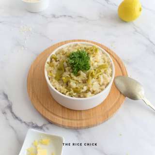 Lemon Asparagus Risotto
