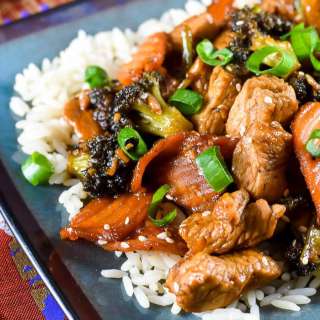 Turkey Stir Fry with Sesame Ginger Dressing