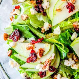 Apple Walnut Cranberry Salad