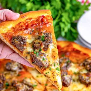 Meatball Pizza