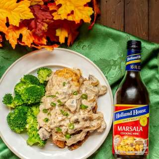 Stuffed Chicken Marsala (In a Marsala Cooking Wine Sauce)