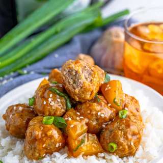 Slow Cooker Asian Pork Meatballs