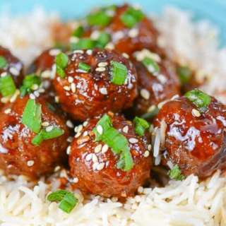 Slow Cooker Asian Sesame Meatballs