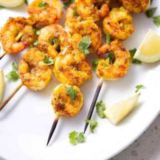 Turmeric Grilled Shrimp