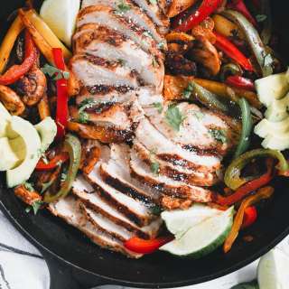 Skillet Chicken Fajitas