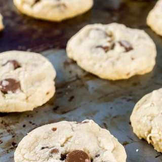 Chocolate Chip Pecan Shortbread Cookies