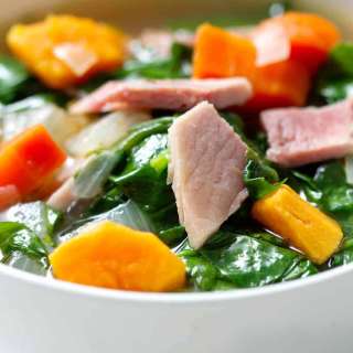 Leftover Ham Bone Soup