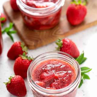 AIP Instant Pot Strawberry Rhubarb Compote