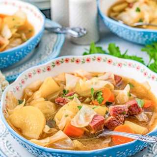 Slow Cooker Corned Beef and Cabbage Soup Recipe