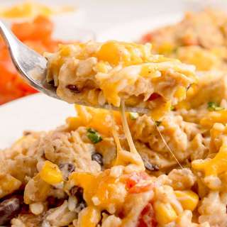 Mexican Chicken Burrito Casserole Recipe 