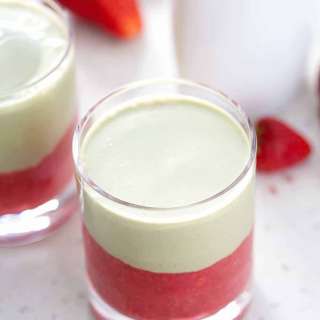 Iced Strawberry Matcha Latte